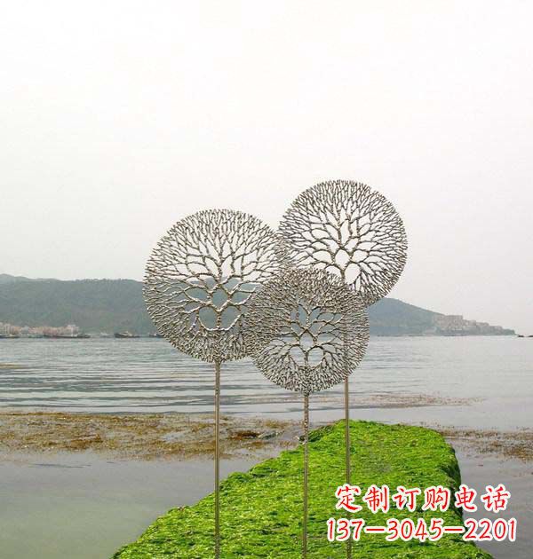 日照 迷人的不锈钢蒲公英雕塑