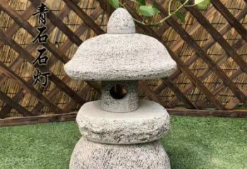 日照精美仿古石灯公园照明灯石雕