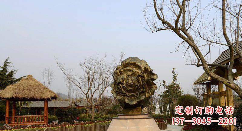 日照公园大白菜景观铜雕