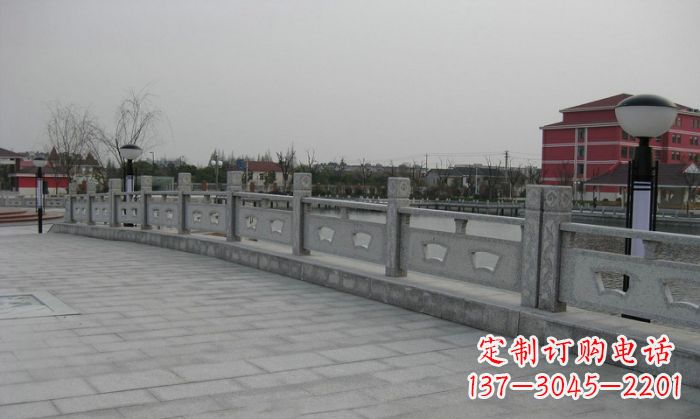 日照公园仿古石栏板 (2)