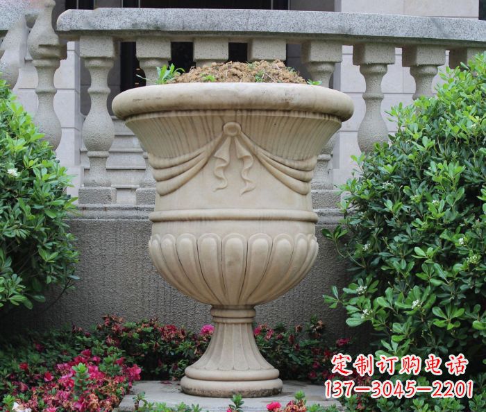 日照欧式风格花盆雕塑