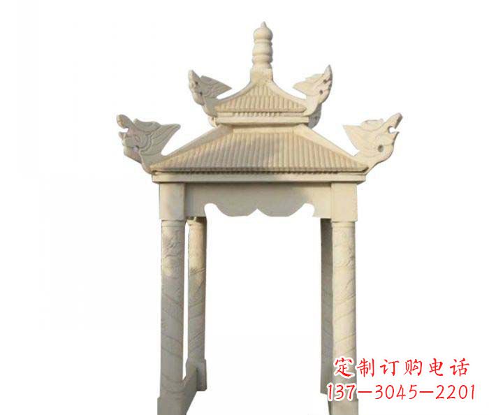 日照高品质园林石雕凉亭