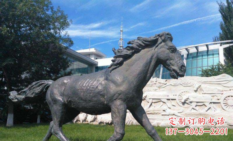 日照马动物铜雕塑