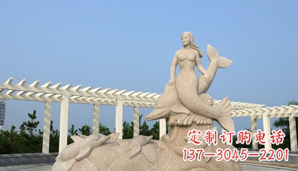 日照中领雕塑 | 精致海豚雕塑