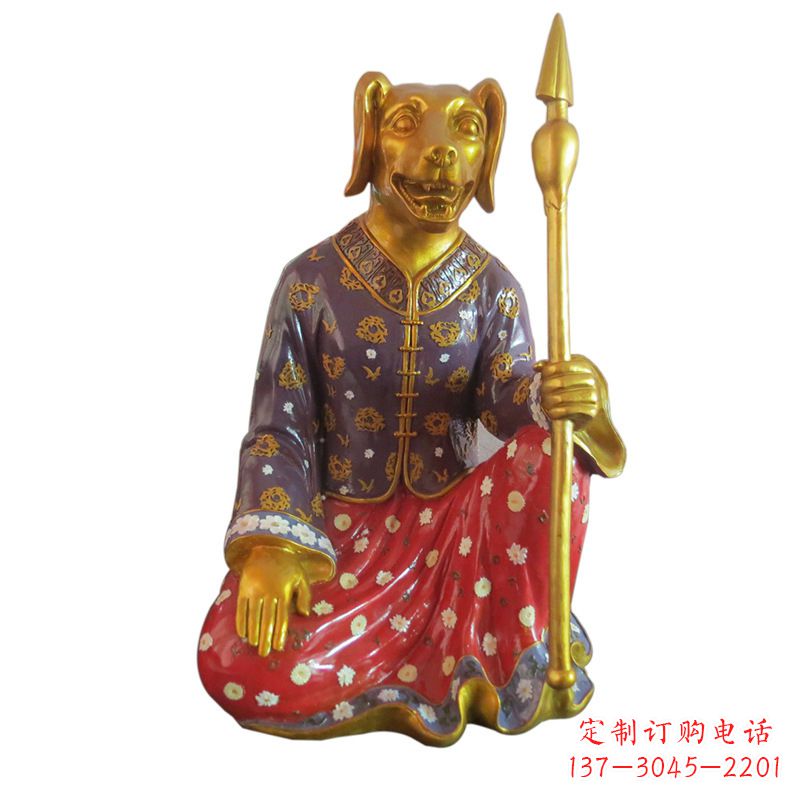 日照高端可爱的玻璃钢生肖雕塑