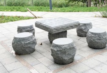 日照新题目“古典风格石桌凳雕塑”