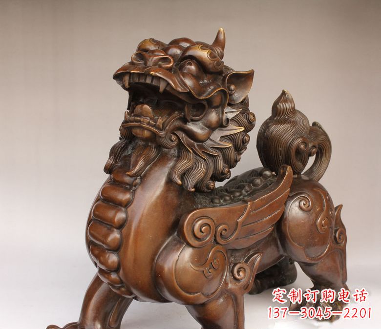 日照古代神兽貔貅铜雕 