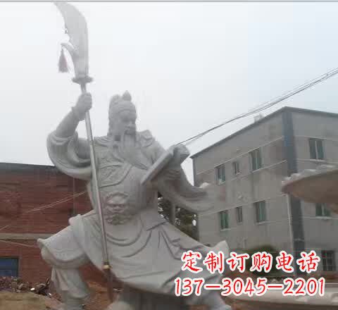 日照关公看书石雕