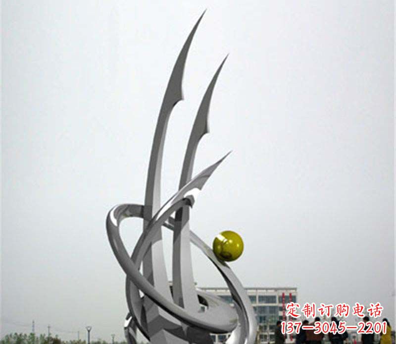 日照不锈钢帆船抽象雕塑