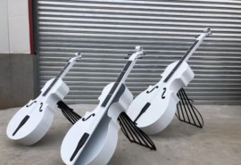 日照精美的不锈钢大提琴雕塑，让你的空间更加温馨