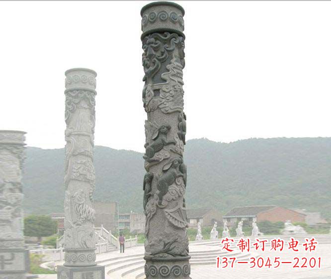 日照十二生肖雕塑,装点你的传统风