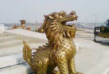 日照狮子雕塑：象征力量，令人肃然起敬