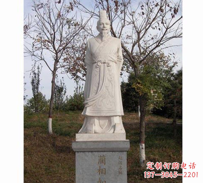 日照领雕塑:精致古代名人石雕
