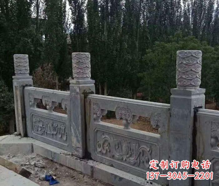 日照护城河建筑石雕栏板 (3)
