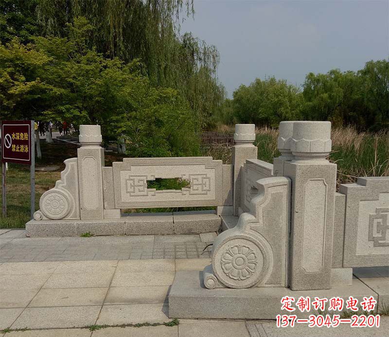 日照大理石栏板石雕,精美绝伦