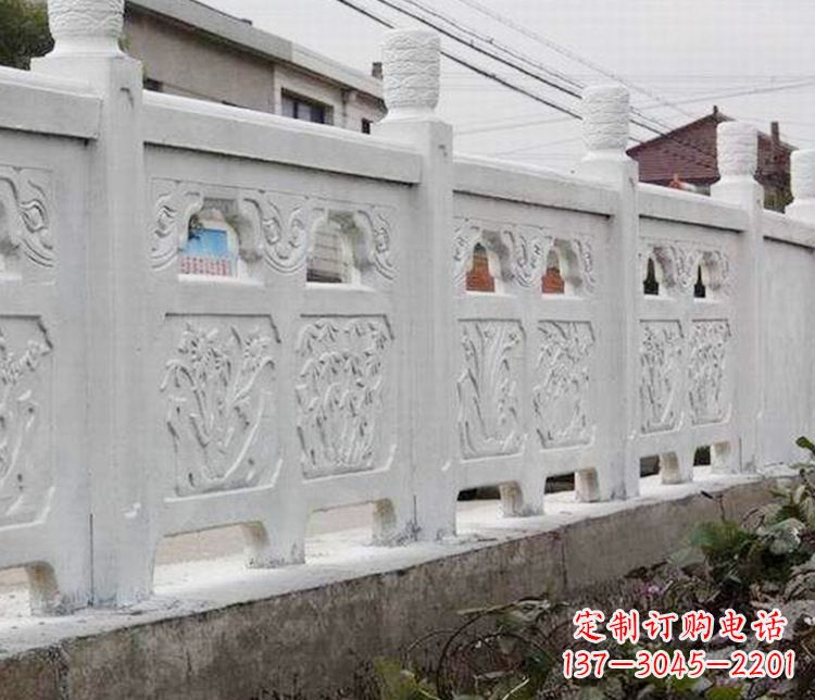 日照优雅大理石栏板雕塑