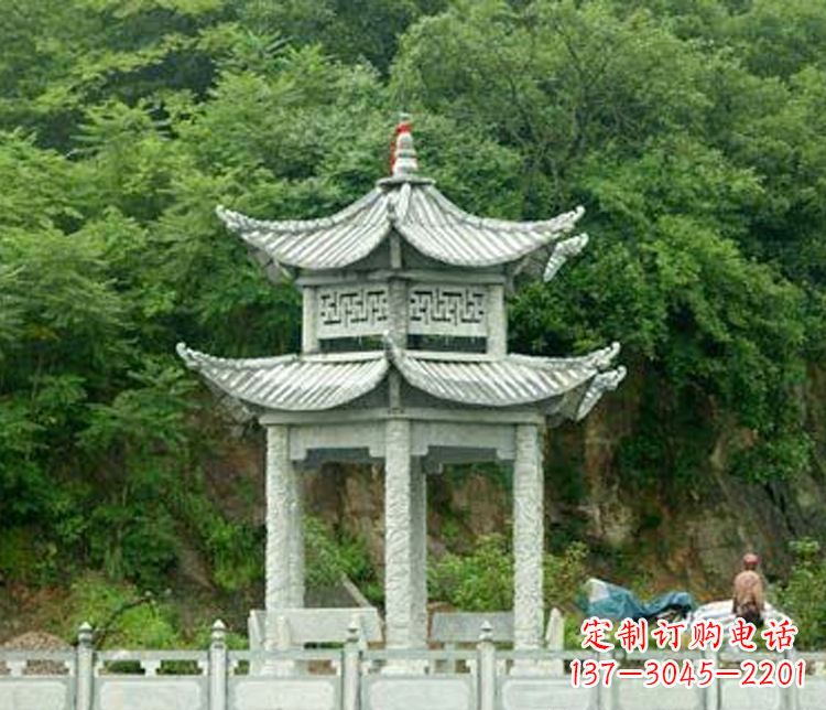 日照中领雕塑|凉亭石雕:让您的景区更加精彩