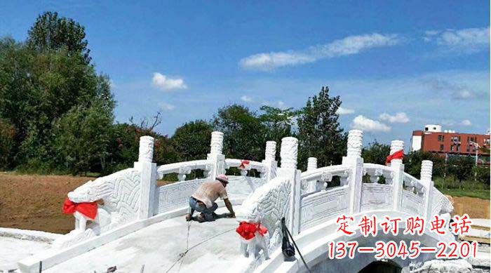 日照标题:领雕塑——最具艺术魅力的汉白玉石雕拱桥