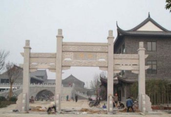 日照石雕牌楼，让您的城市充满活力！