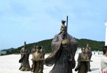 日照中领雕塑——汉武帝刘彻祭天情景雕塑