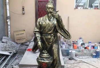 日照传承酒文化，杜康雕塑流传永恒