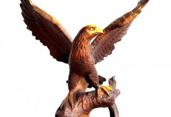 日照中领雕塑推出的老鹰展翅铜雕绝对是一件可以…