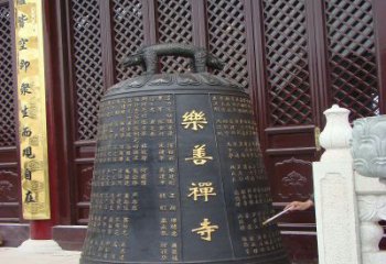 日照精致优雅的乐善禅寺铜钟