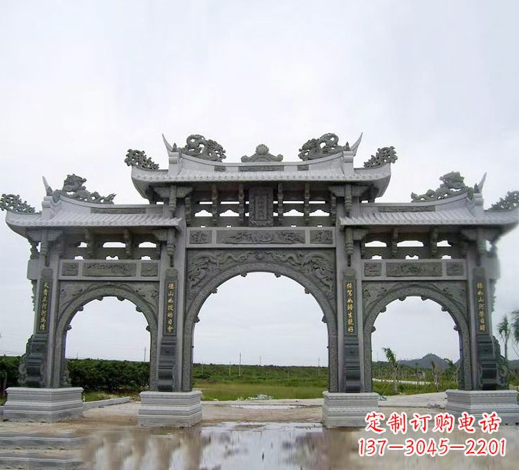 日照石牌坊 楼
