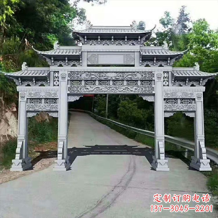 日照石牌楼青石牌坊