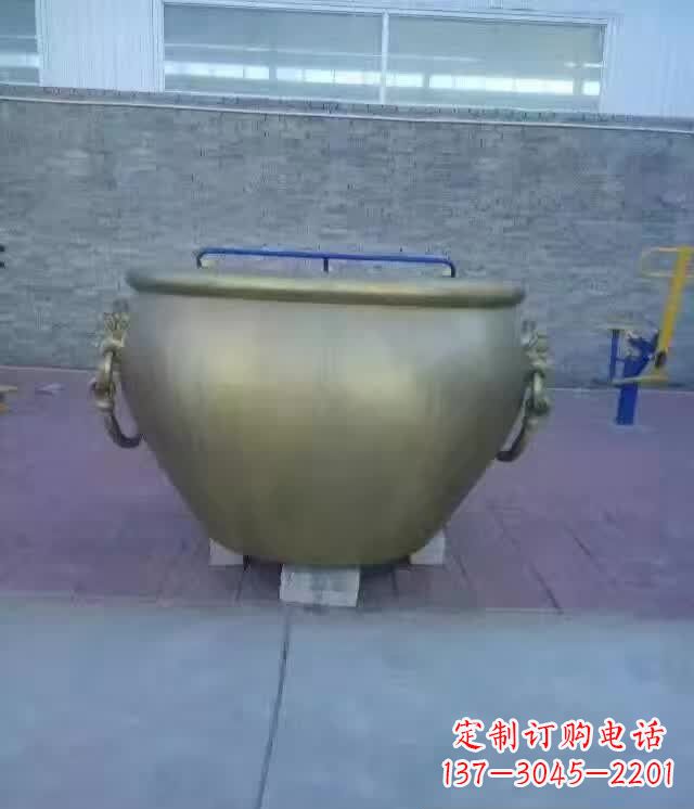 日照水缸铜雕塑