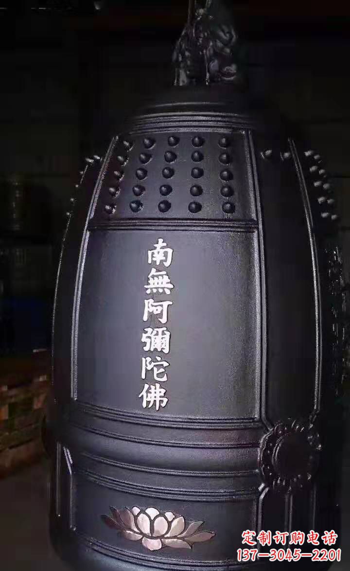 日照寺庙铜钟雕塑户外景观雕塑