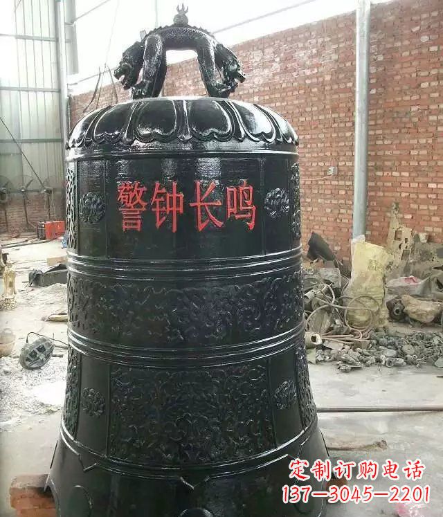 日照寺庙铸铜钟铜雕 (4)