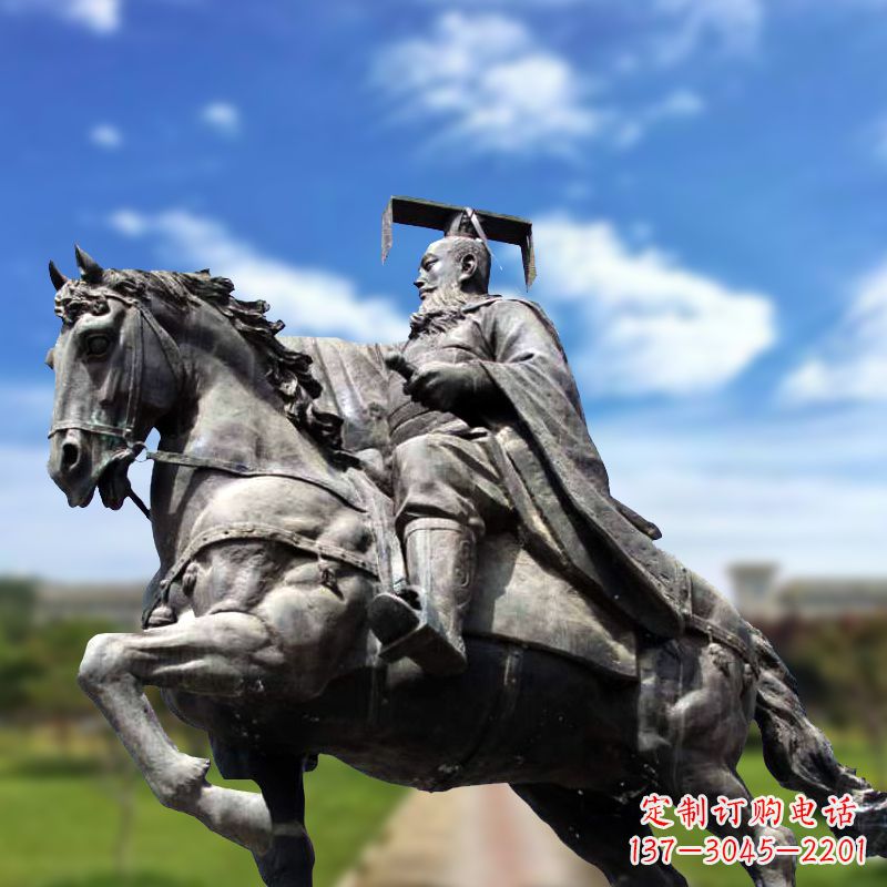 日照隋文帝骑马雕塑