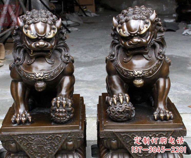 日照天安门铜狮子