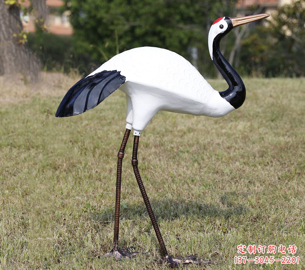 日照庭院仙鹤雕塑