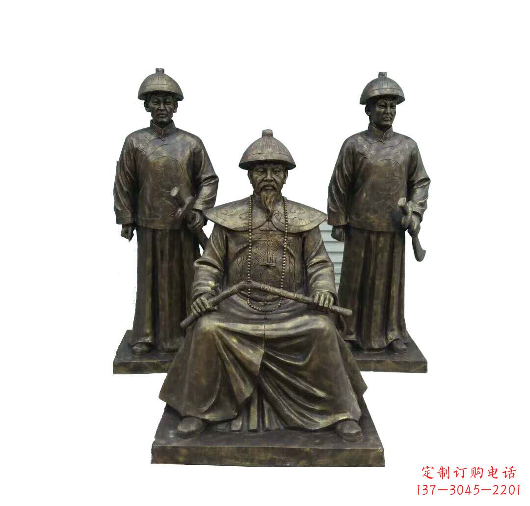 日照铜雕古代名人林则徐