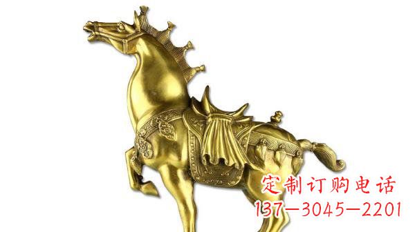 日照铜雕马公园动物雕塑