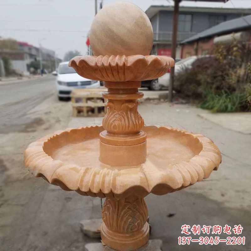 日照晚霞红风水球