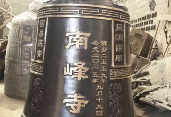 日照定制南峰寺铜钟，打造精致宗教雕塑