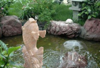 日照艺术化的鲤鱼雕塑，让你家的氛围变得更加温馨