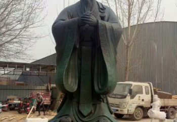 日照青铜孔子雕塑，传承中华优秀文化