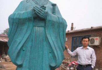 日照来自中国历史的经典孔子雕塑