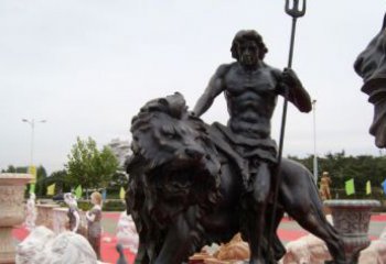 日照狮子座铜雕：狮子雕塑把你的星座进行升华