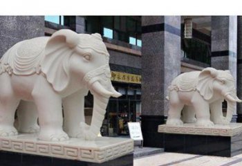 日照最佳选择——石雕酒店大象雕塑