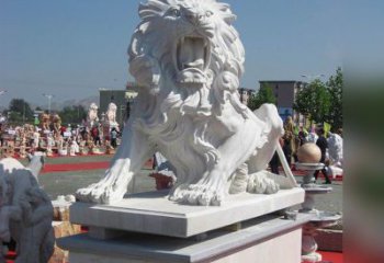 日照狮子雕塑，带来王者气派