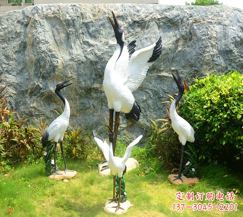 日照仙鹤雕塑 墓地