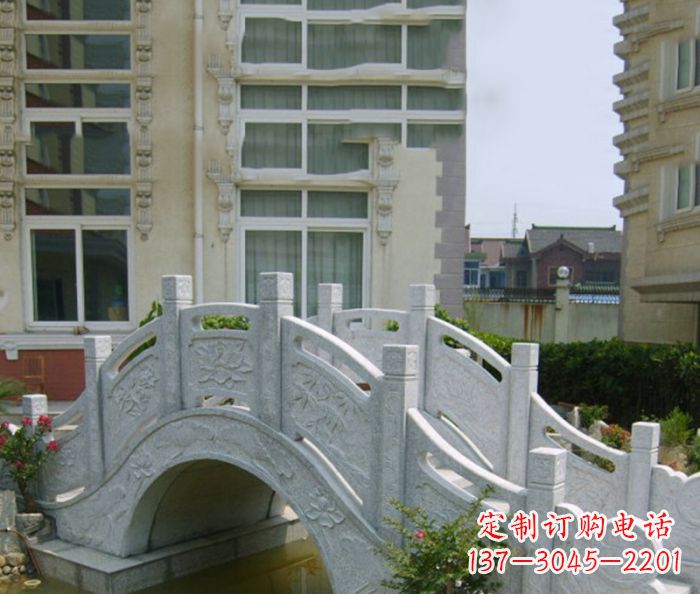 日照小区景观大理石拱桥 (2)