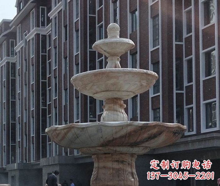 日照小区景观大型喷泉石雕 (6)