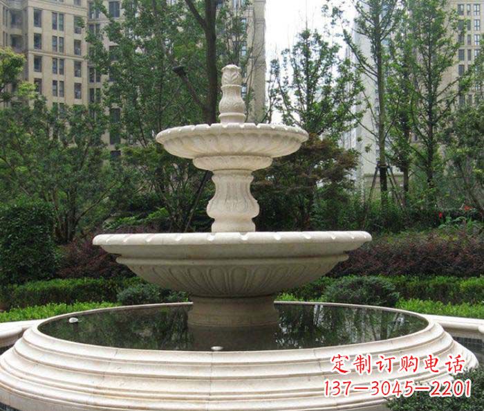 日照小区景观欧式喷泉石雕 (2)