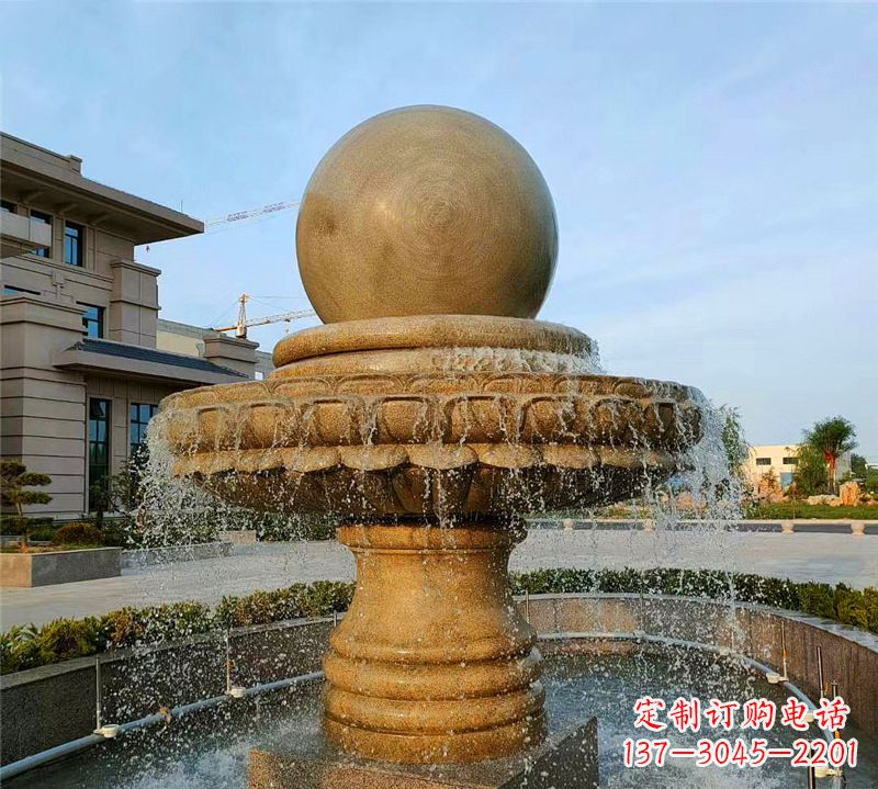 日照小区石喷泉雕塑